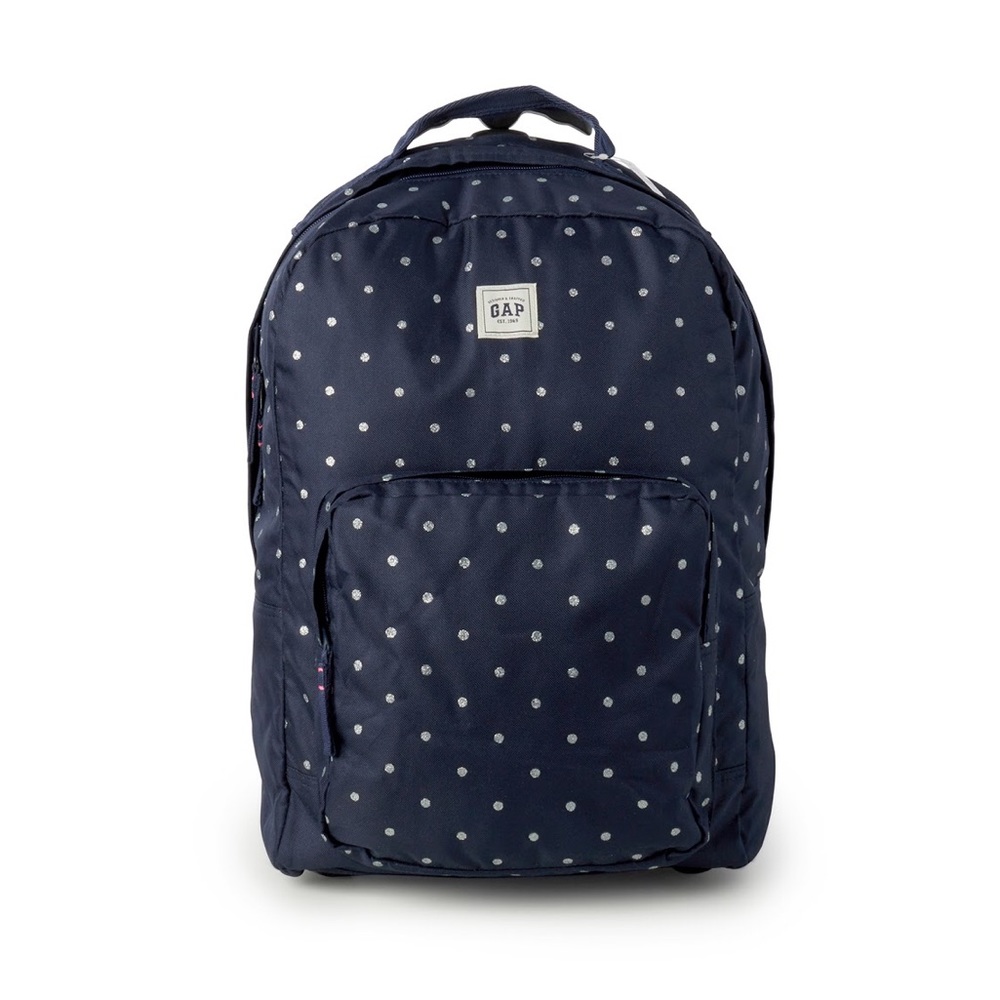 GAP KIDS POLKA DOT ROLLER BACKPACK & LUNCH BAG